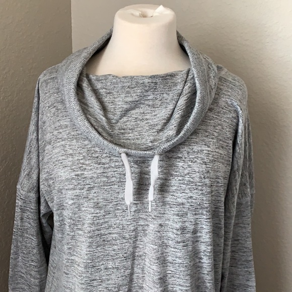 GERRY grey cowl neck long sleeve top - Picture 2 of 9